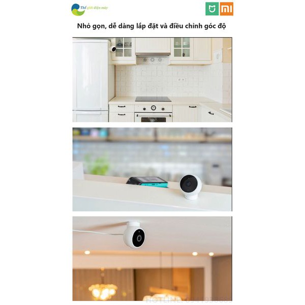 Camera IP thông minh ngoài trời Mi Home Security Xiaomi 1080P Magnetic Mount - Bảo hành 6 tháng - Shop Thế Giới Điện Máy