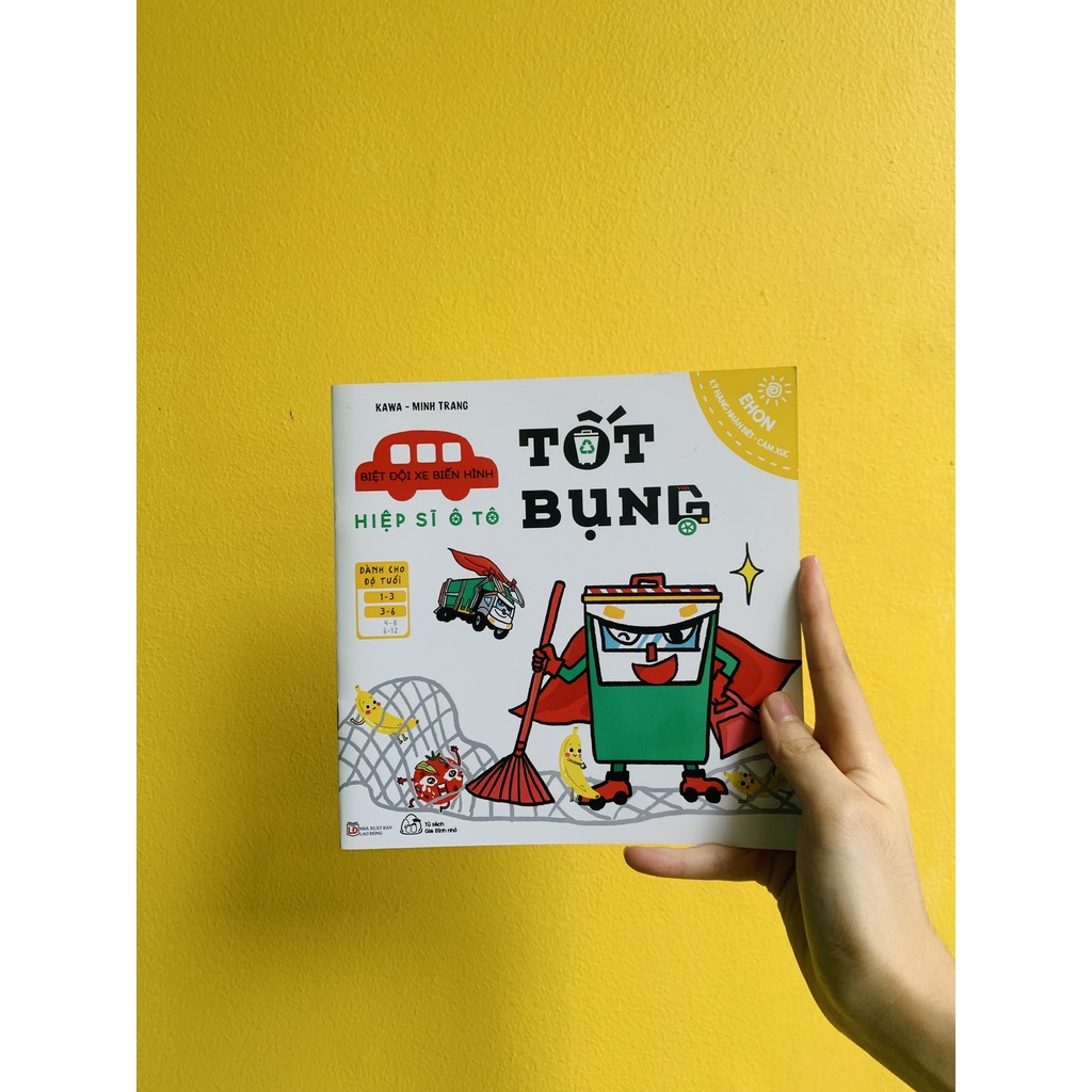 Sách Ehon Kỹ Năng Nhận Biết Cảm Xúc - Biệt Đội Xe Biến Hình - Hiệp Sĩ Ô Tô (Bộ 6 quyển)