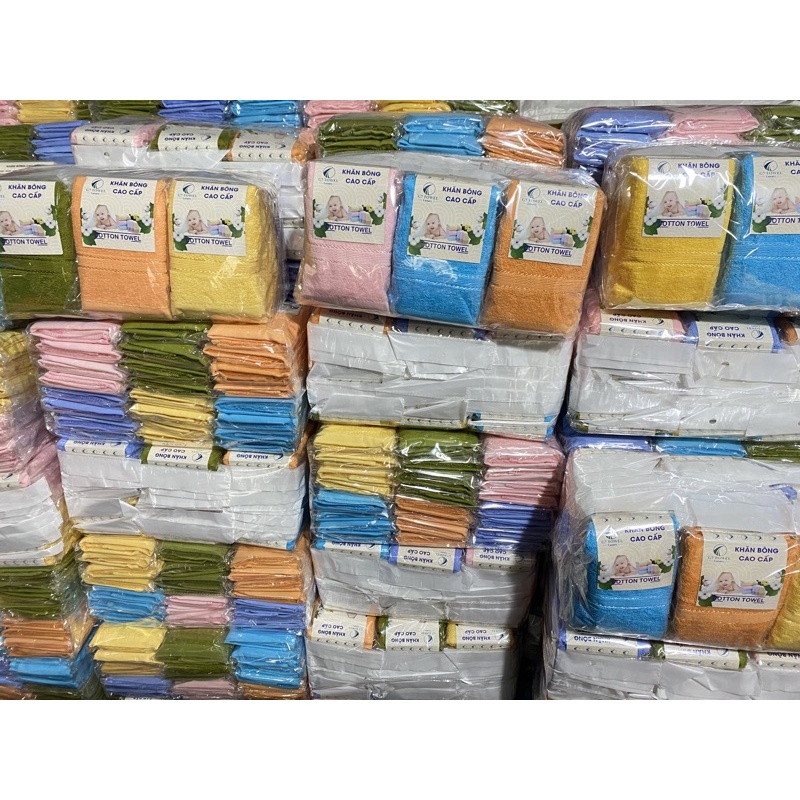Khăn mặt cotton xuất Hàn dư
