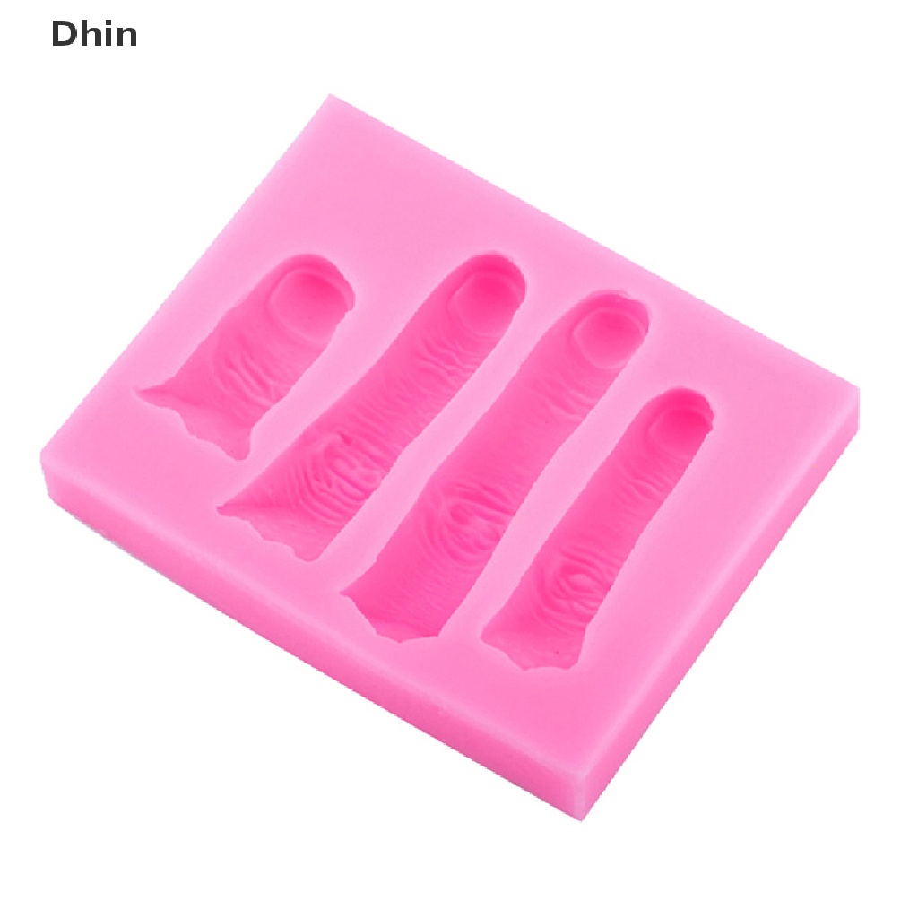 Khuôn Silicone Tạo Hình Ngón Tay Trang Trí Bánh Kem Phong Cách Halloween