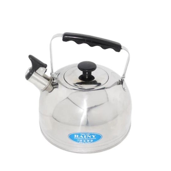 Ấm đun nước báo còi Rainy 2.2L và 3.2L (Inox Bạc)