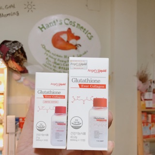Viên Uống Trắng Da, Giúp Da Săn Chắc Angel's Liquid Glutathione Ever Collagen