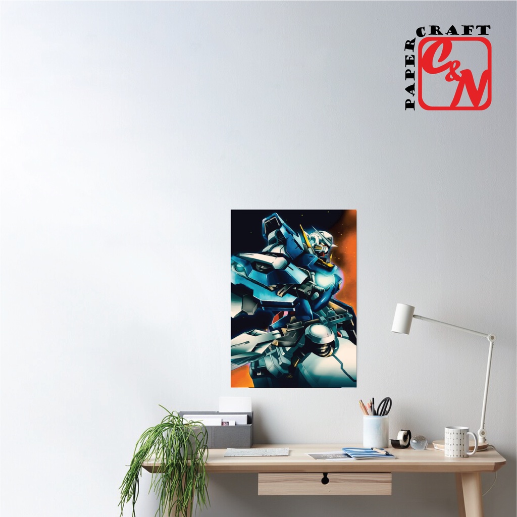 Poster nhựa siêu lớn|Poster GN+001 Gundam Exia|Poster dán tường