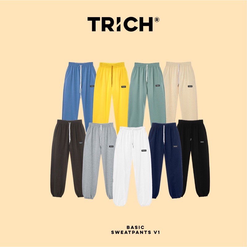 Basic Sweatpants V.1 ( Quần ống bo siêu đẹp) - Hàng mới về