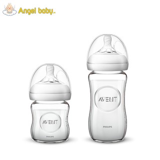 Bình sữa Philips Avent Natural thủy tinh 120ml 240ml US