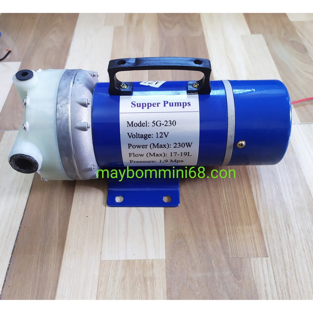 Bộ máy bơm rửa xe, vệ sinh điều hòa 12v-230w