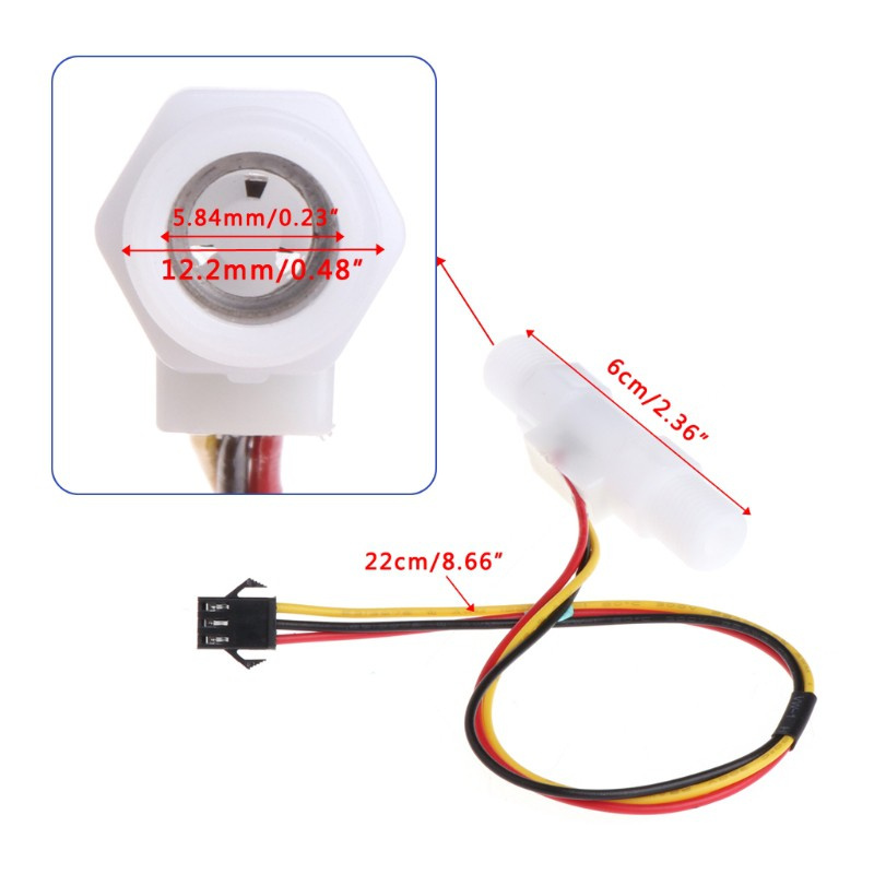 Cảm Biến Dòng Chảy Bằng Nhựa Wer 0.3-3.0l / Min G1 / 4