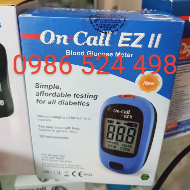 Máy đo đường huyết On Call EZ II