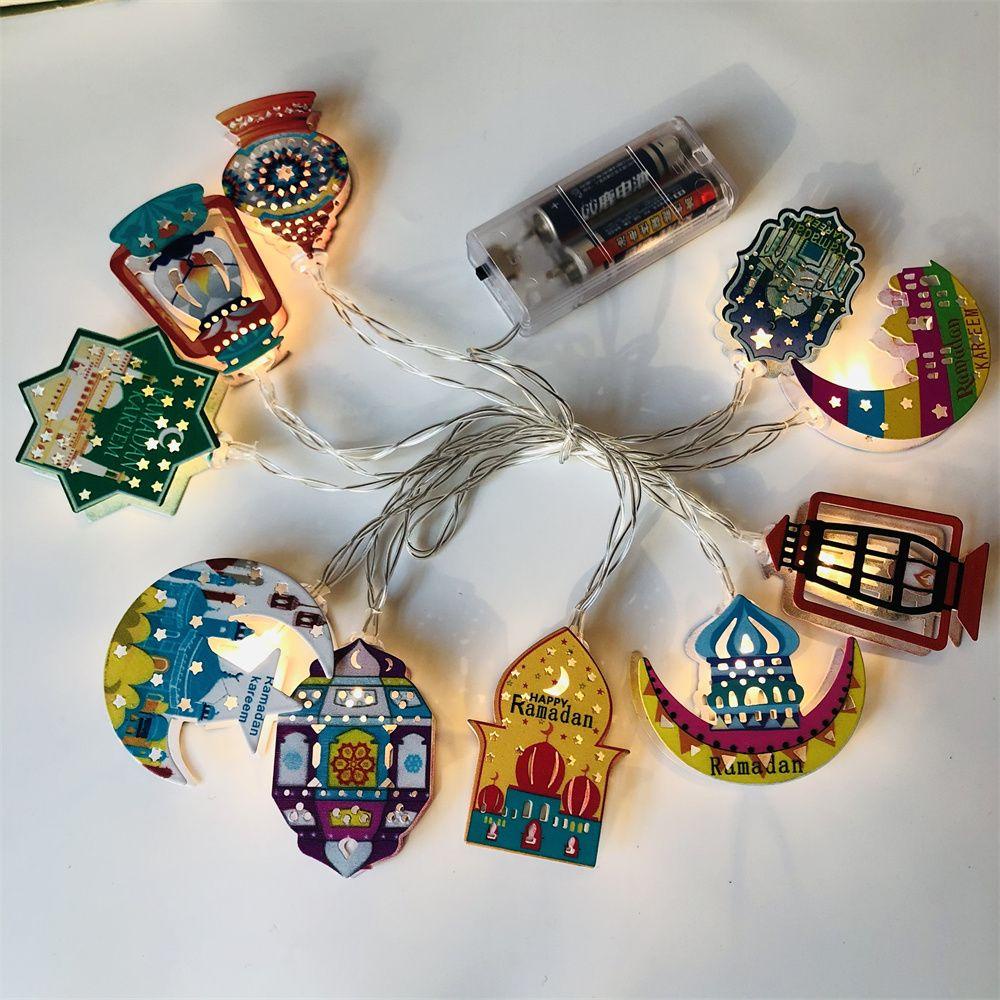 LET Dây Đèn LED 1.65m Hình Mặt Trăng Trang Trí Tiệc