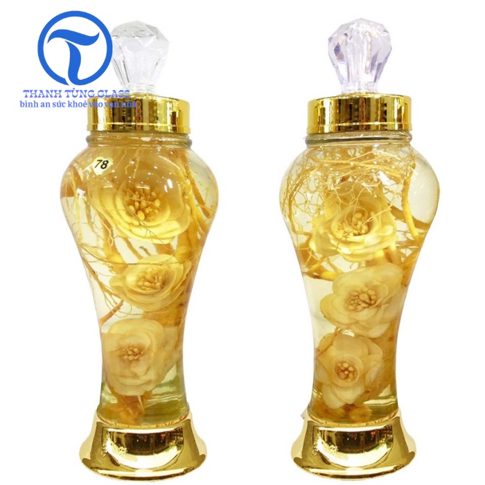 Bình Ngâm Rượu Sâm Thủy Tinh Phú Hoà 2 Lít