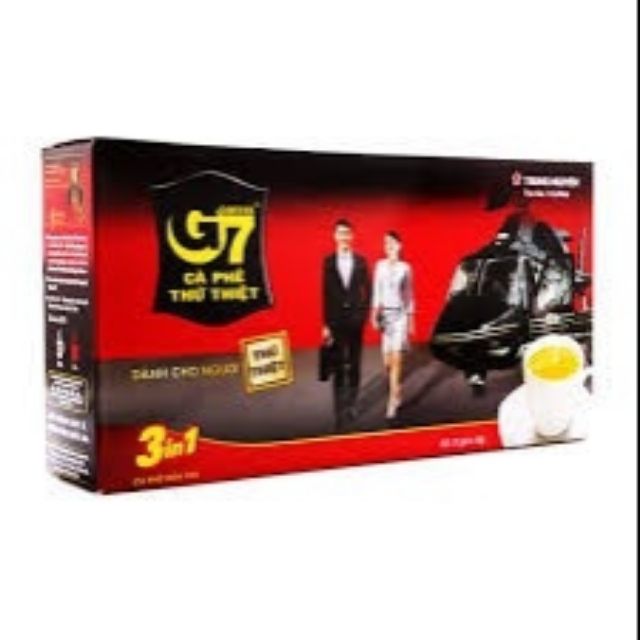 Cà phê sữa G7 3 trong 1 hộp 336g (21 gói)
