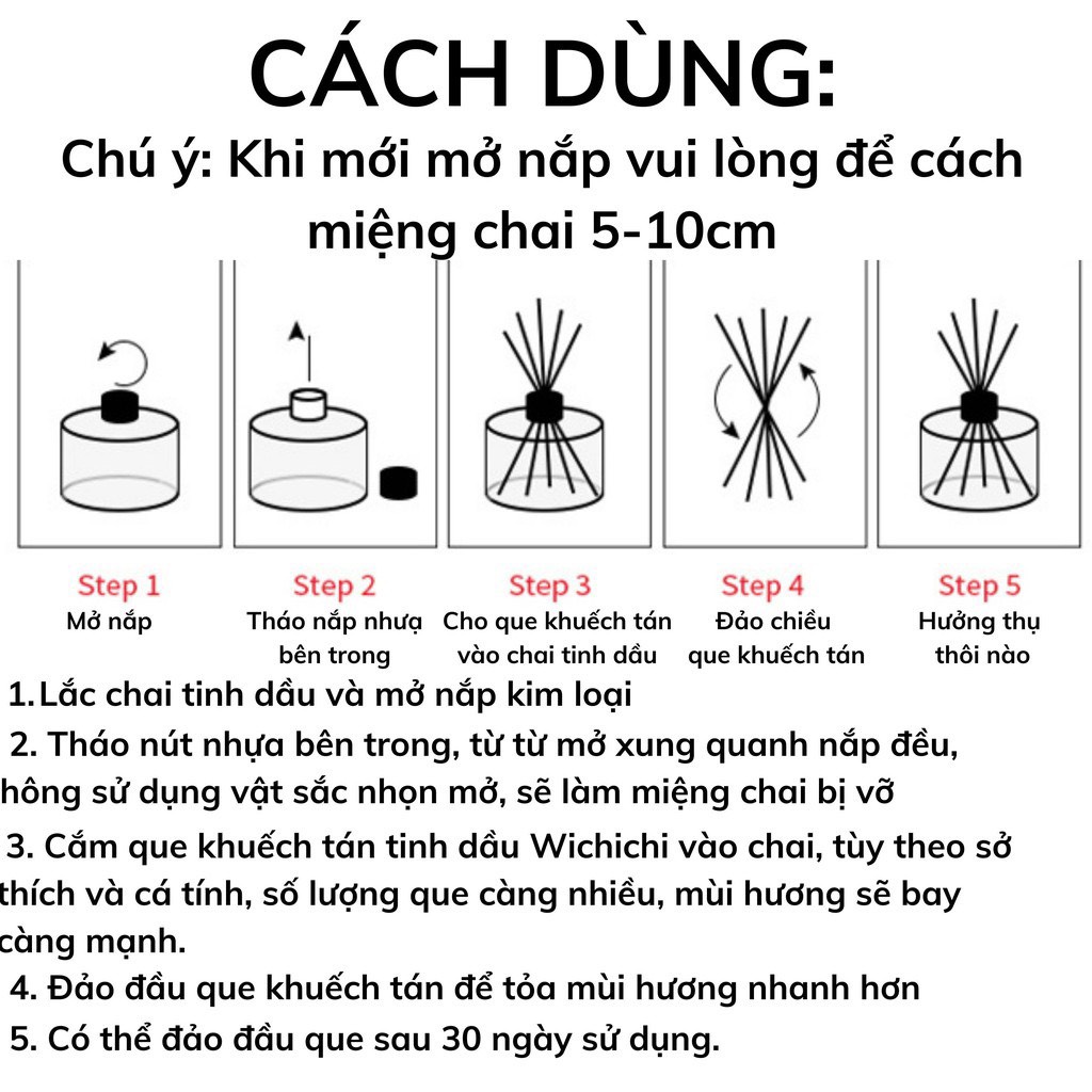 Tinh Dầu Thơm Phòng Thiên Nhiên Lọ Khuếch Tán Phát Sáng Ban Đêm DISHIXUAN 200ml que khuếch tán khử mùi không khí