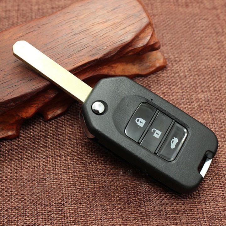 Ốp Chìa Khoá Xe Ô Tô Honda 3 Nút Dạng Khóa Gấp - Tiện ích Mia Shop
