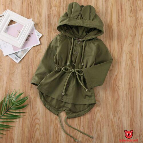 Áo Hoodie Tai Thỏ 3d Cho Bé Gái