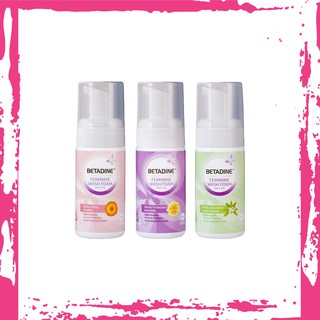 Bọt vệ sinh phụ nữ Betadine  - chai 100ml Chính hãng [Có quà tặng của shop kèm theo]