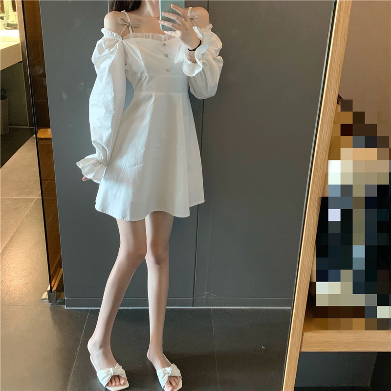 Đầm Hai Dây Phong Cách Retro Quyến Rũ Cho Nữ | BigBuy360 - bigbuy360.vn