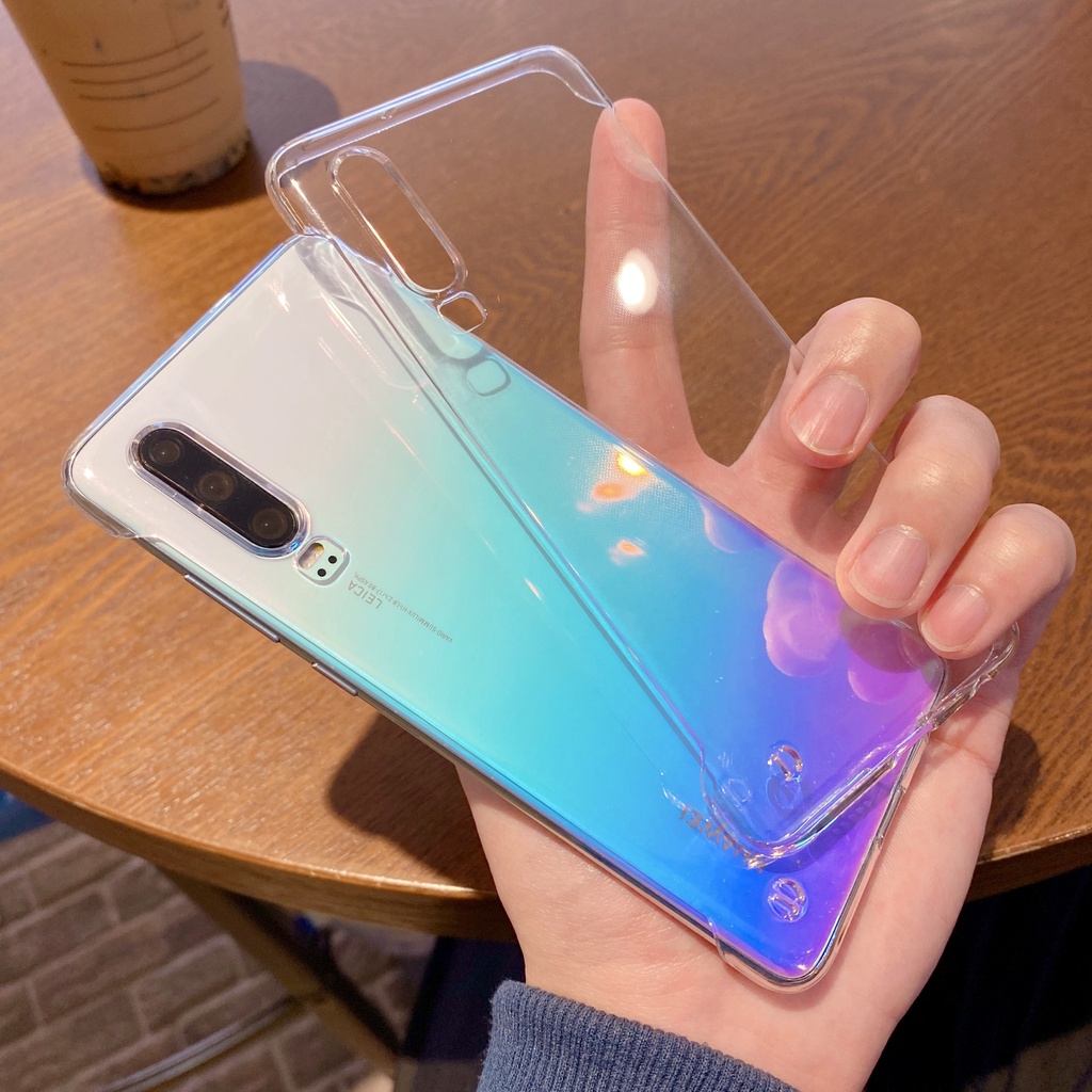 Ốp Điện Thoại PC Cứng Trong Suốt Không Viền Cho Huawei Mate 40 30 20 P50 P40 P30 P20 Pro Plus Pro+