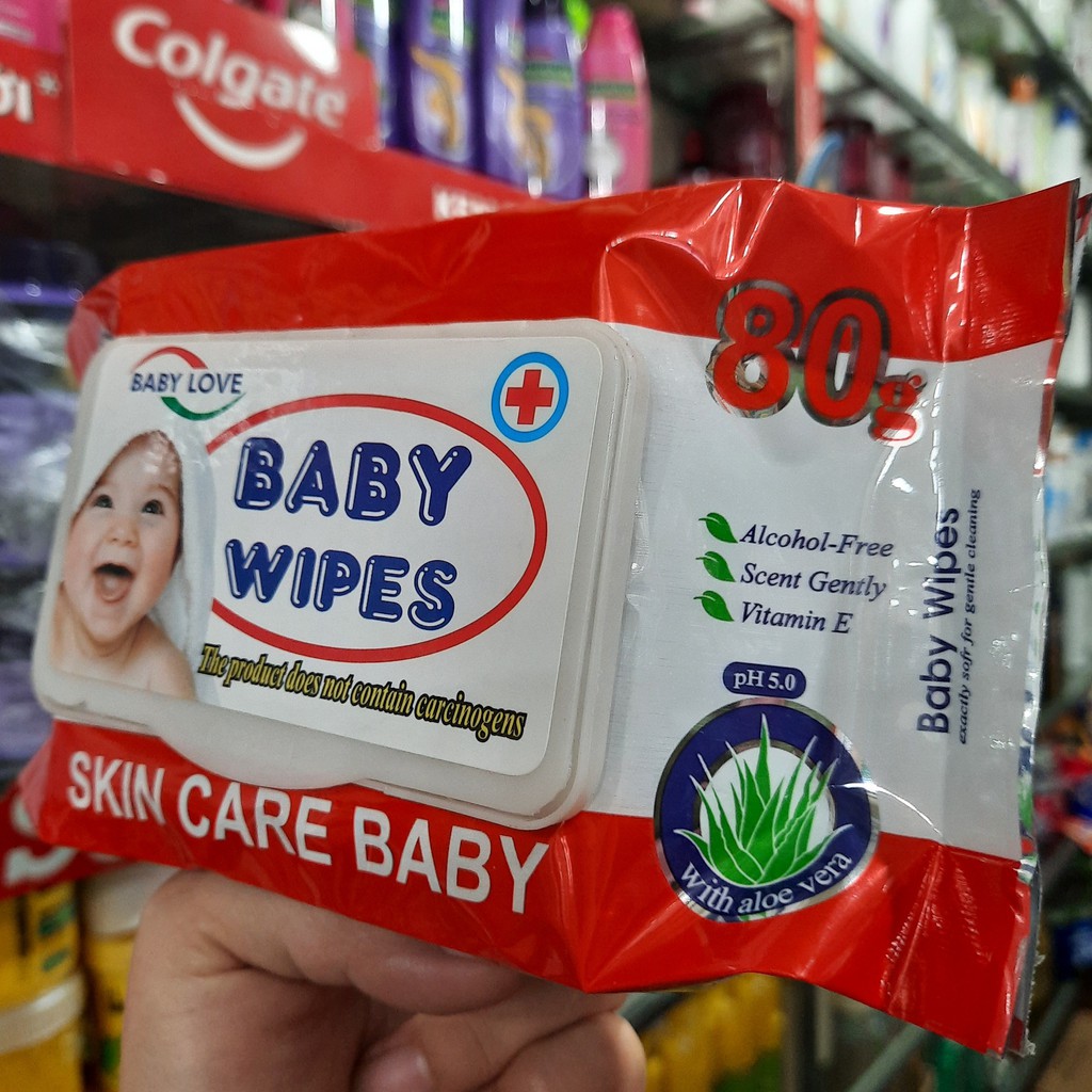 Khăn ướt Baby Wipes 80 tờ(80gr)