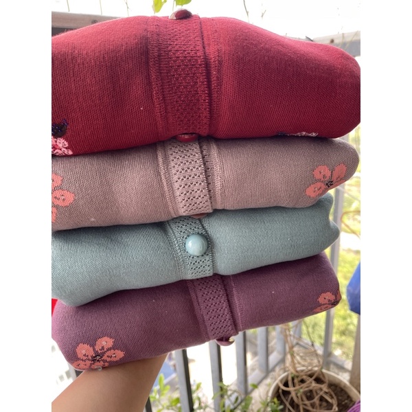 Áo len thêu hoa lót lông cho bà và mẹ [ hàng ord] | BigBuy360 - bigbuy360.vn