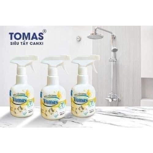 LỌ XỊT SIÊU TẤY CẶN CANXI BÁM INOX TOMAS TIỆN DỤNG