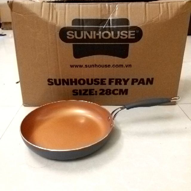 CHẢO CHIÊN CERAMIC ĐÁY TỪ SUNHOUSE SIZE 26,28,30