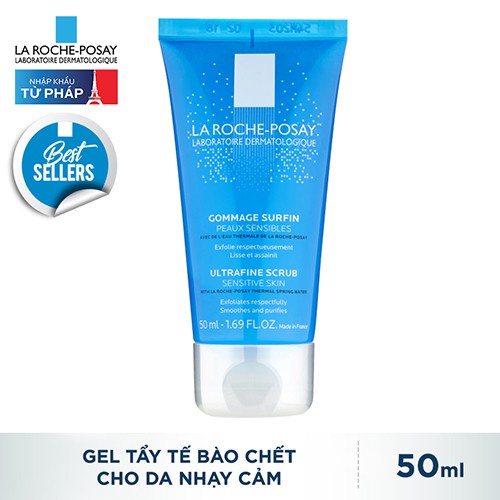 (Chĩnh hãng) Gel Làm Sạch Tế Bào Chết Cho Da Nhạy Cảm Laroche Posay ULTRAFINE SCRUB SENSITIVE SKIN 50ml