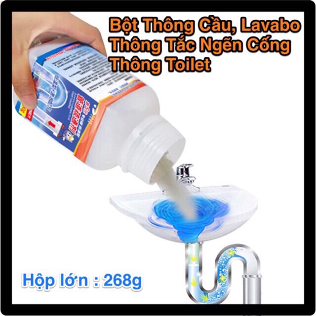 Bột thông Bồn Cầu - Cống Thoát Nước Thần Thánh YuHao