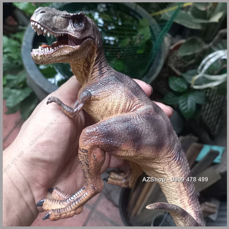 Mô Hình Khủng Long Bạo Chúa T-Rex Tyranosaurus Đứng Thẳng - Hàng Đẹp - Cao 16cm - 7727.1
