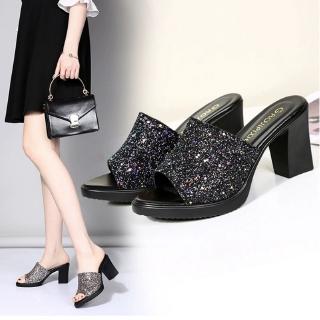 Dép Xăng Đan Đế Dày Thời Trang Xinh Xắn Cho Nữ