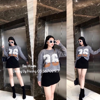 Sale Áo Len 36 siu cute- form vừa vặn chũ nổi mix gì cũng xinh. HÀng nhập QUảng Châu. KÈm hình chụp thật nha .