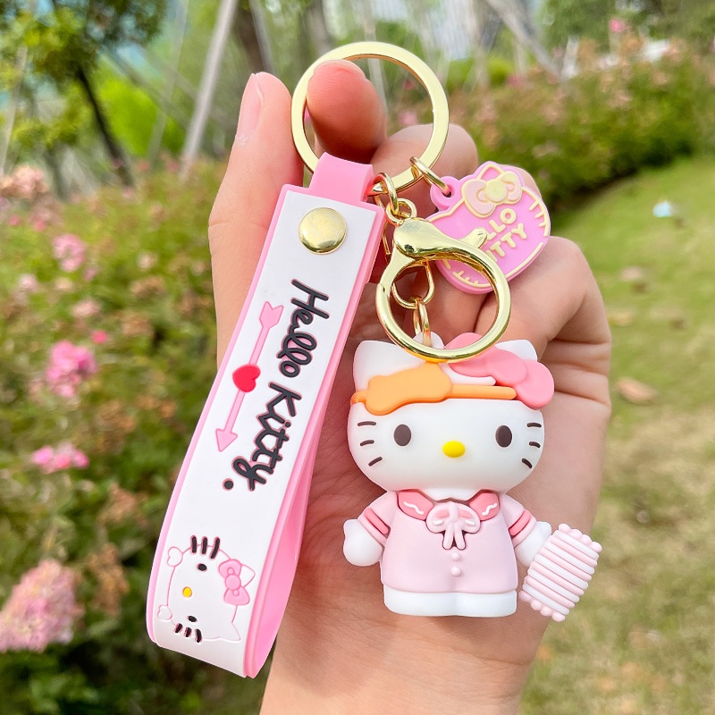 Móc Khóa Hình Mèo Hello Kitty Dễ Thương