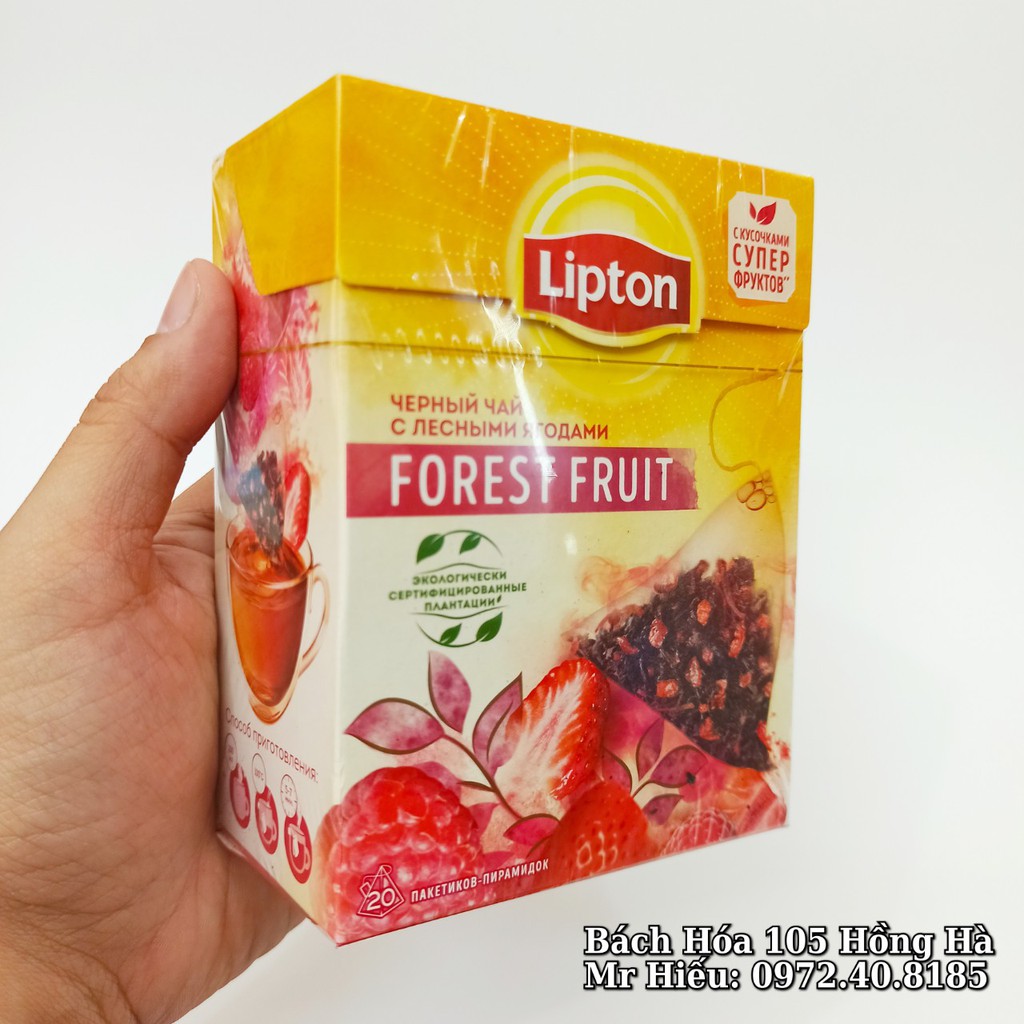 [T6/2023] Trà Lipton Nga vị Trái cây rừng