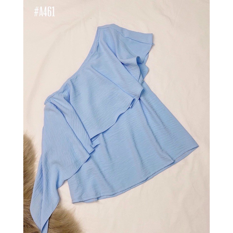 Áo lệch Vai Xanh ( Xả kho Kèm Ảnh Thật 100%)