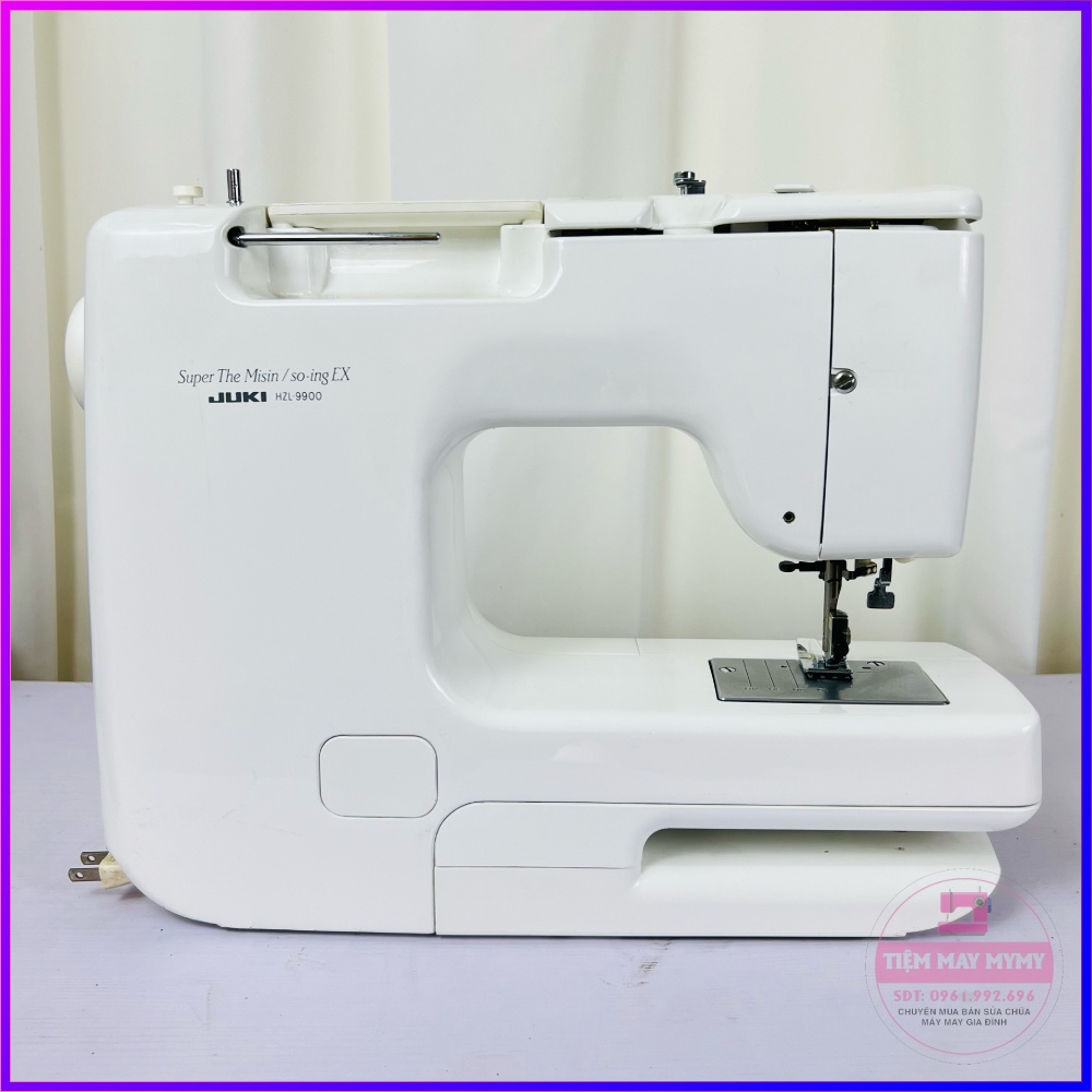 Máy May Gia Đình Mini Nhật Bản Juki HZL 9900 Chạy Khỏe Không Kén Vải Có Thêu Trang Trí