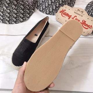 Giày slipon chanel viền cói