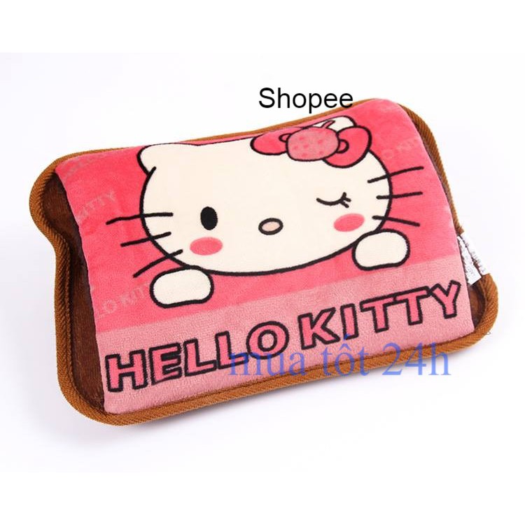 Túi Sưởi,Chườm Lạnh  Chân Tay Hình Doremon Totoron Mèo Kitty Gấu