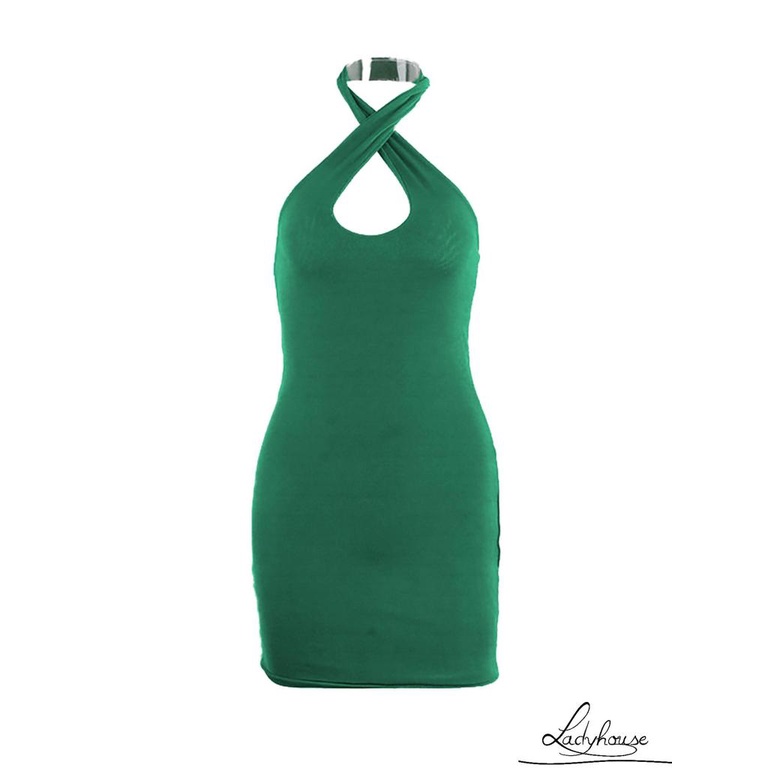 Đầm Không Tay Hở Lưng Màu Trơn Thời Trang Dành Cho Nữ