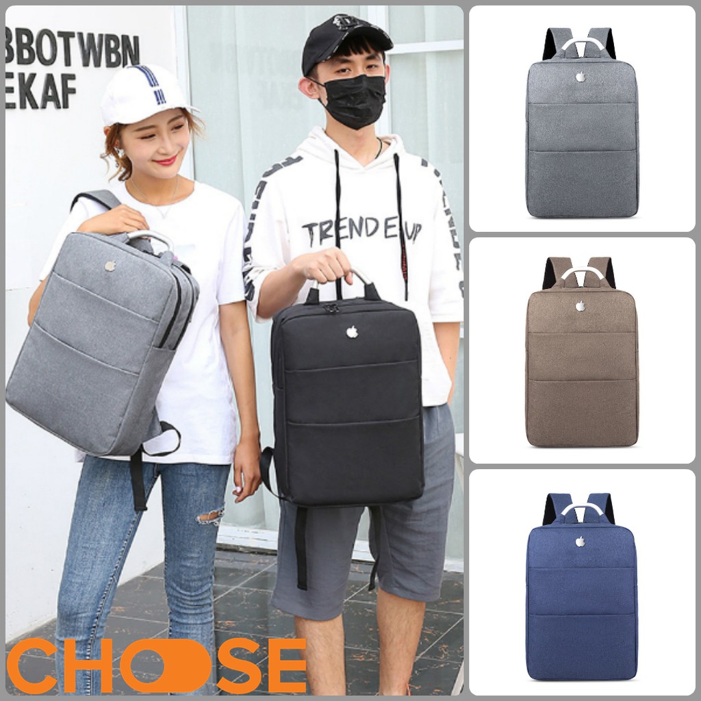 [Mã FASHIONT4MA2 giảm 10K đơn 50K] Balo Nam Choose Balo Chống Nước Đựng Laptop Công Sở Đính Trái Táo Thời Thượng NBK7K1