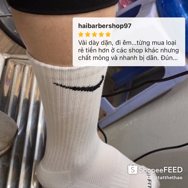 Tất Nike cao cổ -hàng vnxk vớ cổ cao free sz thời trang phong cách xì tenn