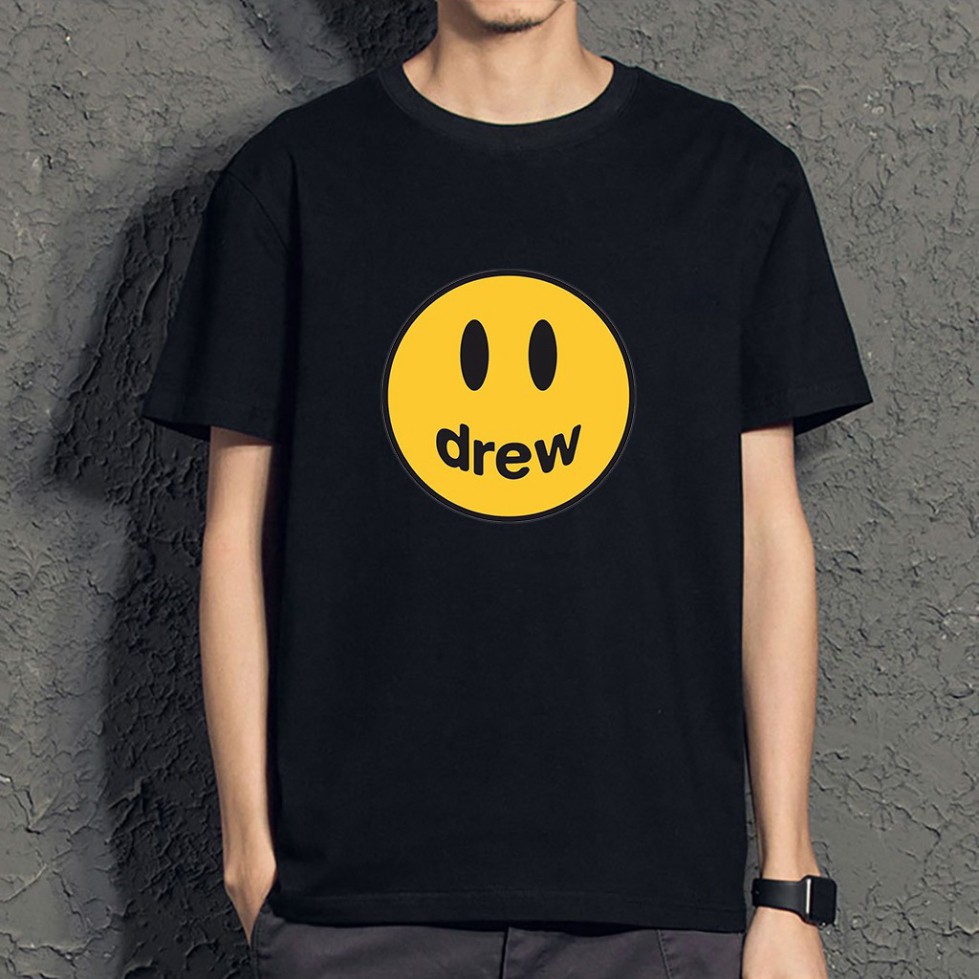 Áo thun Unisex in hình DREW mặt cười | BigBuy360 - bigbuy360.vn