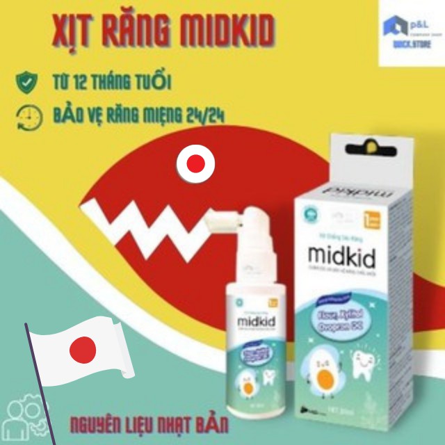 Xịt Chống Sâu Răng,Bảo Vệ Nha Chu Cho Bé Từ 1 Tuổi, An Toàn, Hiệu Quả, Bác Sỹ Nha Khoa Khuyên Dùng.