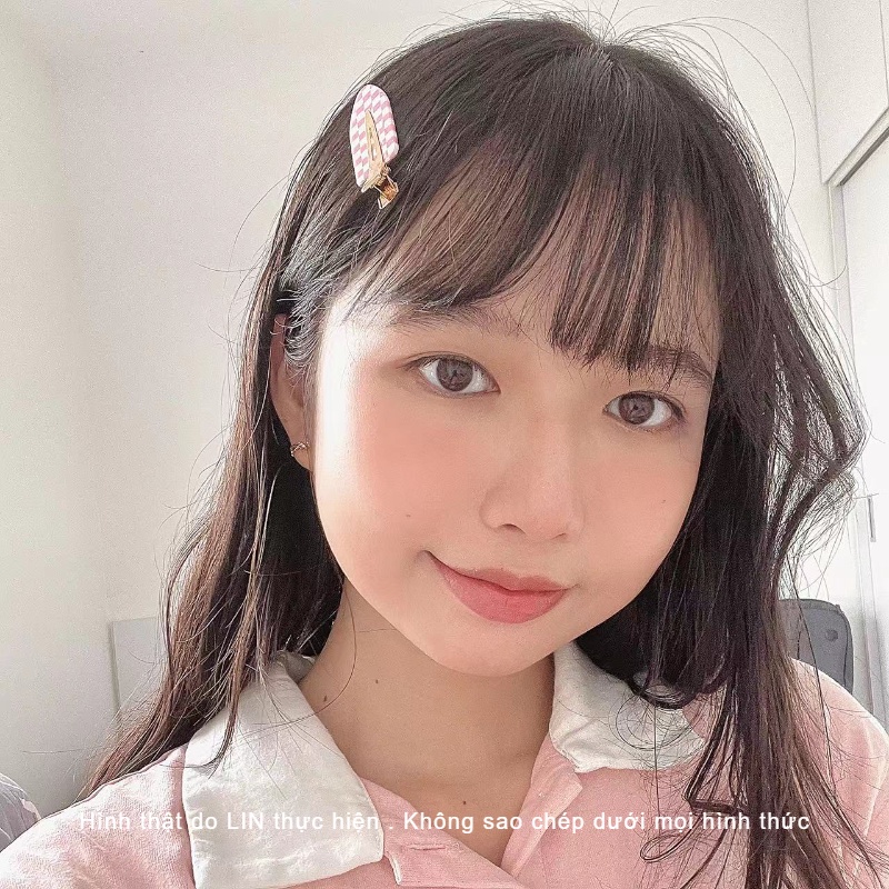 Kẹp Tóc Kẹp Mái Mỏ Vịt Caro LIN Cá Tính