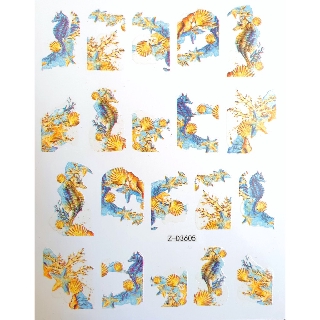 Sticker 3D - hình dán móng tay 3605