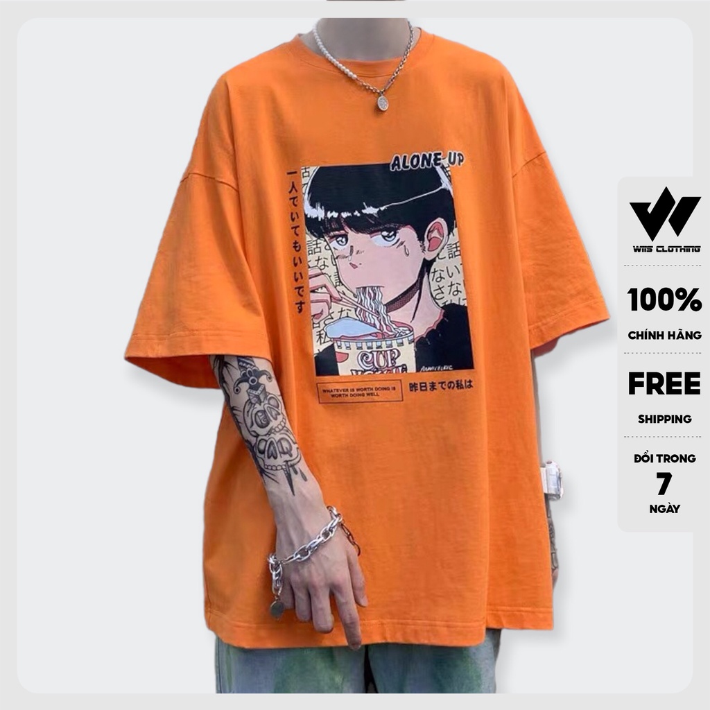 Áo thun tay lỡ unisex WIIS phông rộng BOY nam nữ oversize phong cách ulzzang WIIS