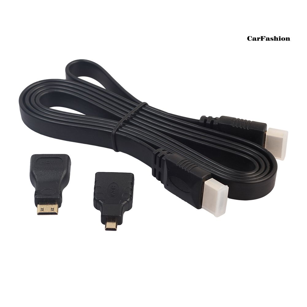 CDNP_1.5M 1080P HD Cable HDMI-compatible to Mini Micro Adaptor Kit Set for Android Tablet PC TV