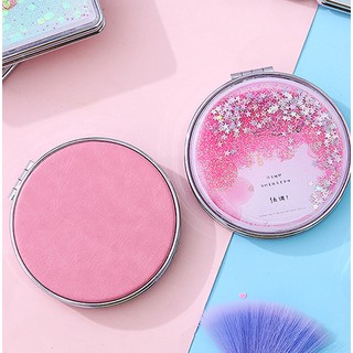Gương bỏ túi 2 mặt bling bling