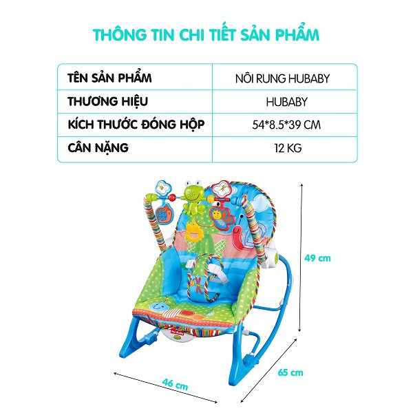 [CHÍNH HÃNG] Ghế rung nhún cao cấp, ghế bập bênh cho em bé