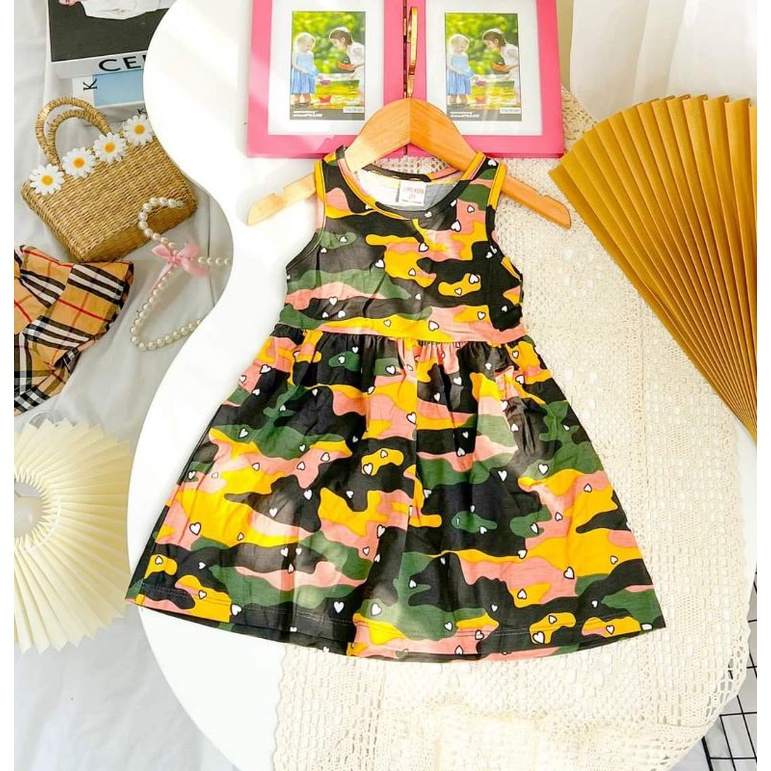 Váy cotton cho  bé 1-6 tuổi