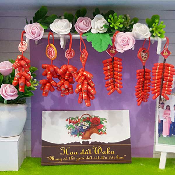 Mô Hình Băng Pháo Tết Mini Đất Sét 01