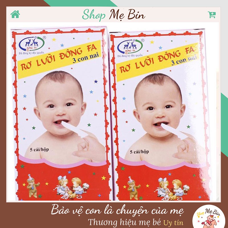 Rơ lưỡi đông pha 1k siêu rẻ ( hộp 5 cái ) Shop Mẹ Bin